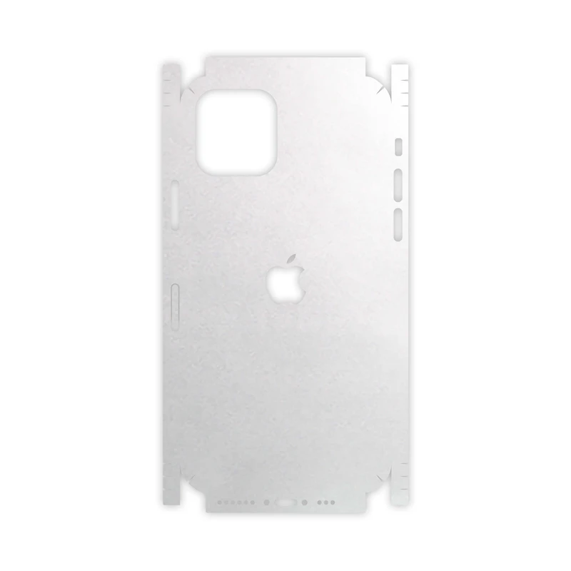 برچسب پوششی ماهوت مدل Metallic-White-FullSkin مناسب برای گوشی موبایل اپل iPhone 11 Pro