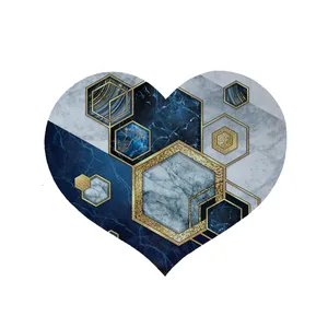   پادری مدل قلب طرح سنگ کد 8603 سایز 90 × 90 سانتی متر