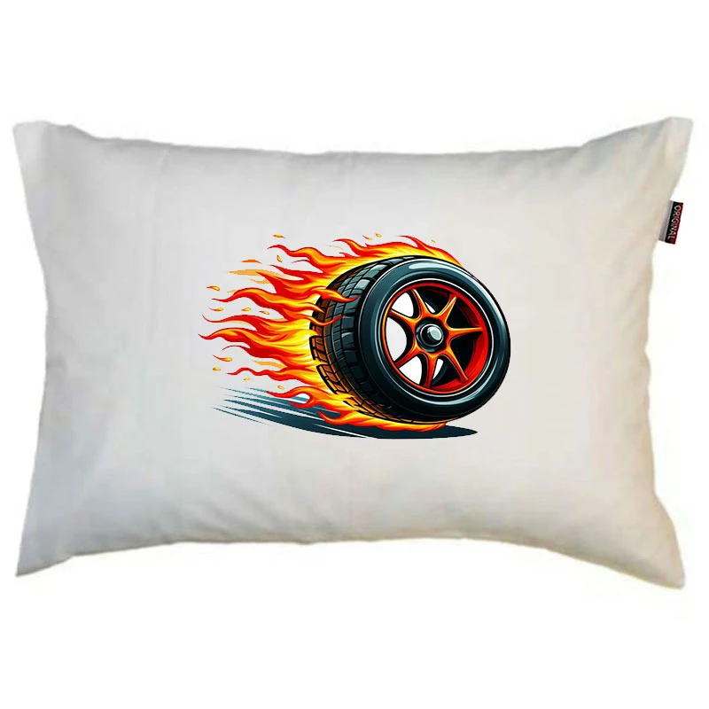 بالش کودک ناریکو مدل پسرانه طرح لاستیک خفن ماشین بازی کد 01145