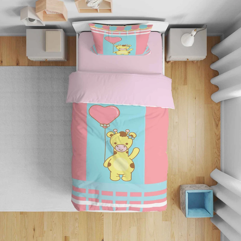 سرویس روتختی مدل زرافه 5334 تک نفره 5 تکه