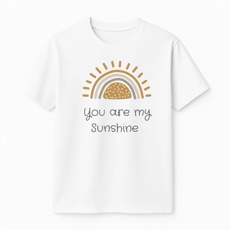 تی‌شرت آستین کوتاه دخترانه مدل خورشید کد v1 