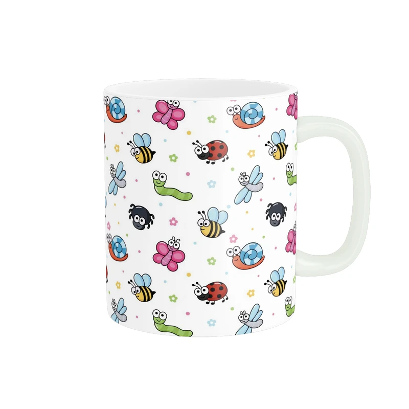 ماگ پاد آفرین طرح حیوانات فانتزی کد 2086