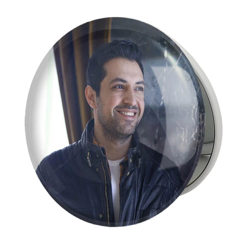 آینه جیبی خندالو طرح اشکان خطیبی مدل تاشو کد 6317 