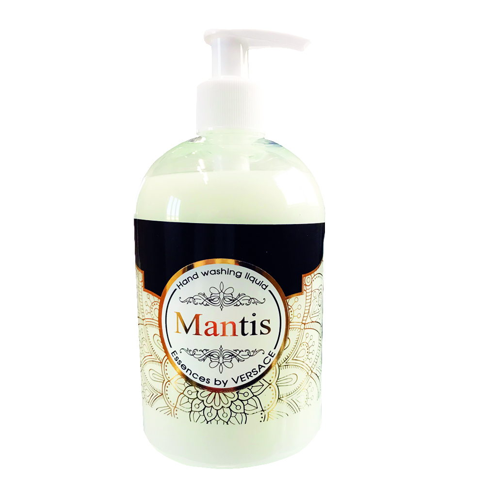 مایع دستشویی کرمی مانتیس طرح پلاس مدل Paradise حجم 500 میلی لیتر
