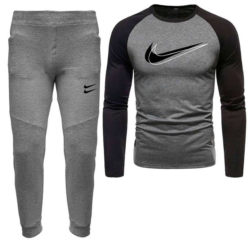 ست تی شرت و شلوار مردانه مدل 04081716 رنگ طوسی