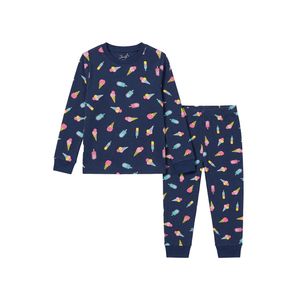 ست تی‌شرت آستین بلند و شلوار راحتی دخترانه فیورلا مدل بستنی 25206-35206