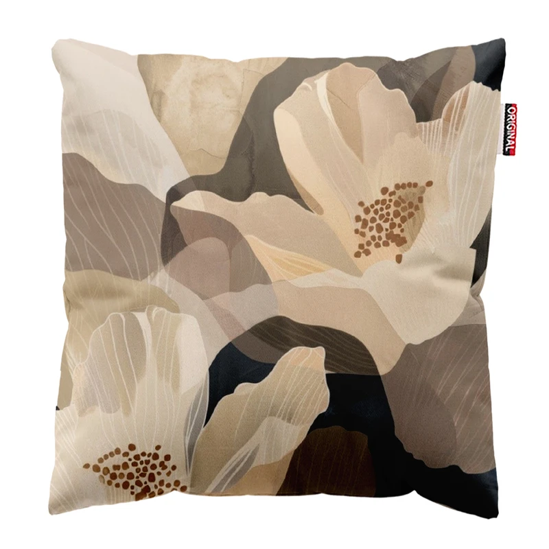 کوسن پاد آفرین مدل گل و برگ کد PK402951 سایز 40*40 سانتی متر