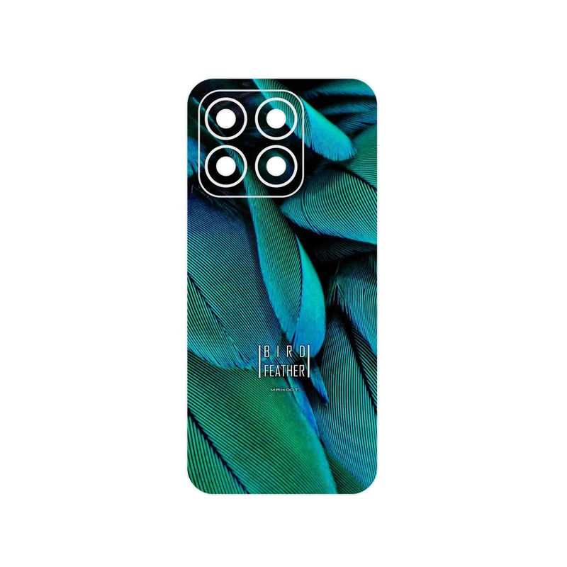 برچسب پوششی ماهوت مدل Green Feather مناسب برای گوشی موبایل آنر X8b