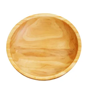 کاسه چوبی مدل گرد 