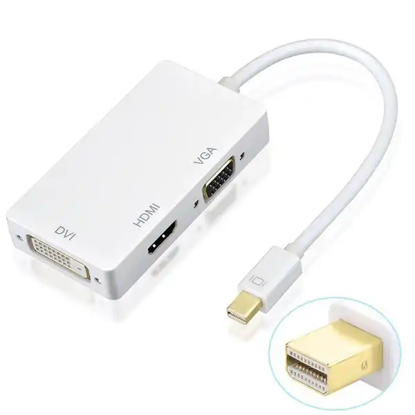 مبدل Mini Displayport به HDMI / VGA / DVI کد HPK32