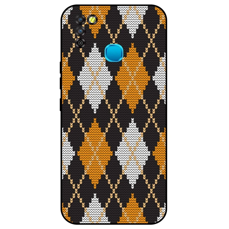 کاور مگافون طرح بافت مدل 8104 مناسب برای گوشی موبایل اینفینیکس Smart 5      