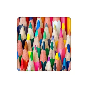 زیرلیوانی طرح مدادهای رنگی رنگی کد 8914928