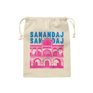 کیسه نان و سبزی ترمه طراحان ایده مدل نماد عمارت خسرو آباد سنندج کد map0088 - M سایز 23x33 سانتی متر