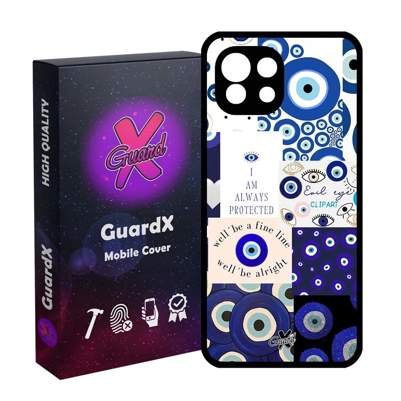 کاور گارد ایکس طرح چشم نظر مدل Glass10430 مناسب برای گوشی موبایل شیائومی  MI 11 Lite