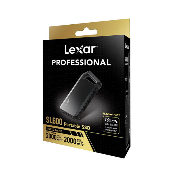 اس اس دی اکسترنال لکسار مدل SL600 ظرفیت 2 ترابایت
