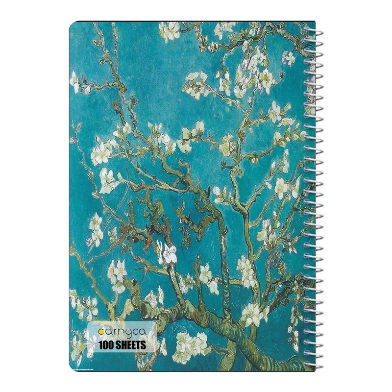 دفتر مشق 100 برگ سیمی کارنیکا طرح نقاشی های ون گوگ Van Gogh Paintings کد 41630
