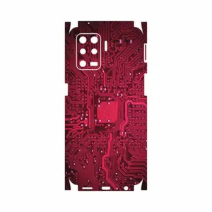 MAHOOT Red-Printed-Circuit-Board-FullSkin Cover Sticker for Oppo A94 4G
