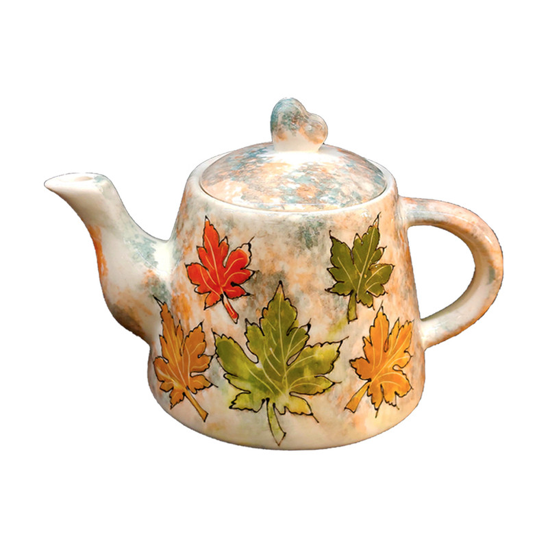 قوری سرامیکی مدل پاییزی کد 20