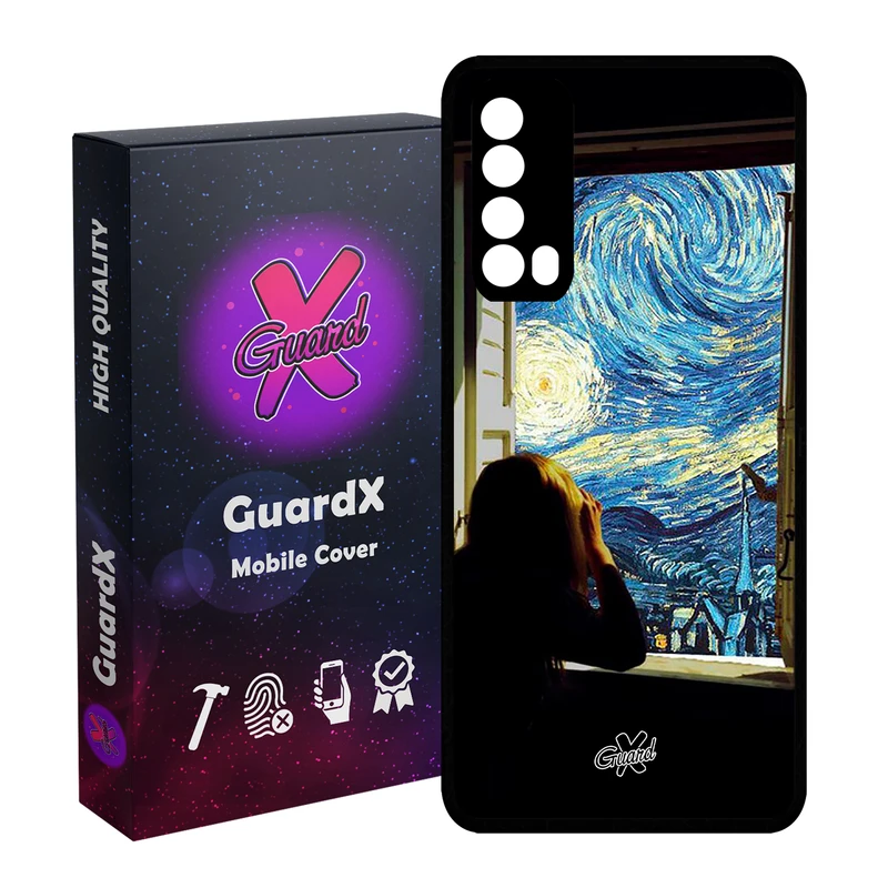 کاور گارد ایکس طرح Art مدل Glass10268 مناسب برای گوشی موبایل هوآوی Y7A / P Smart 2021