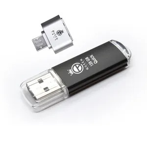 فلش مموری کوئین تک مدل QUICK PLUS ظرفیت 128 گیگابایت به همراه مبدل microusb OTG