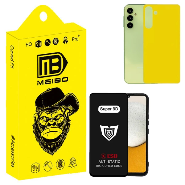 محافظ صفحه نمایش میبو مدل Super 9D Touch مناسب برای گوشی موبایل سامسونگ Galaxy a24 به همراه محافظ پشت گوشی