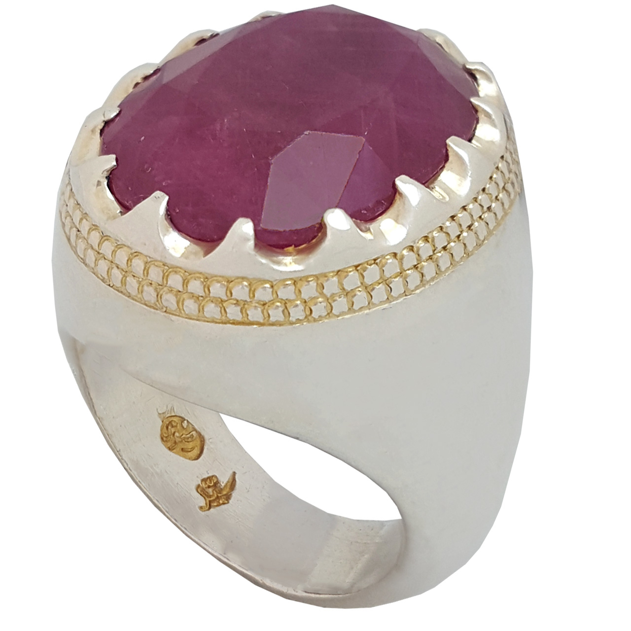 انگشتر نقره مردانه مدل a567jw