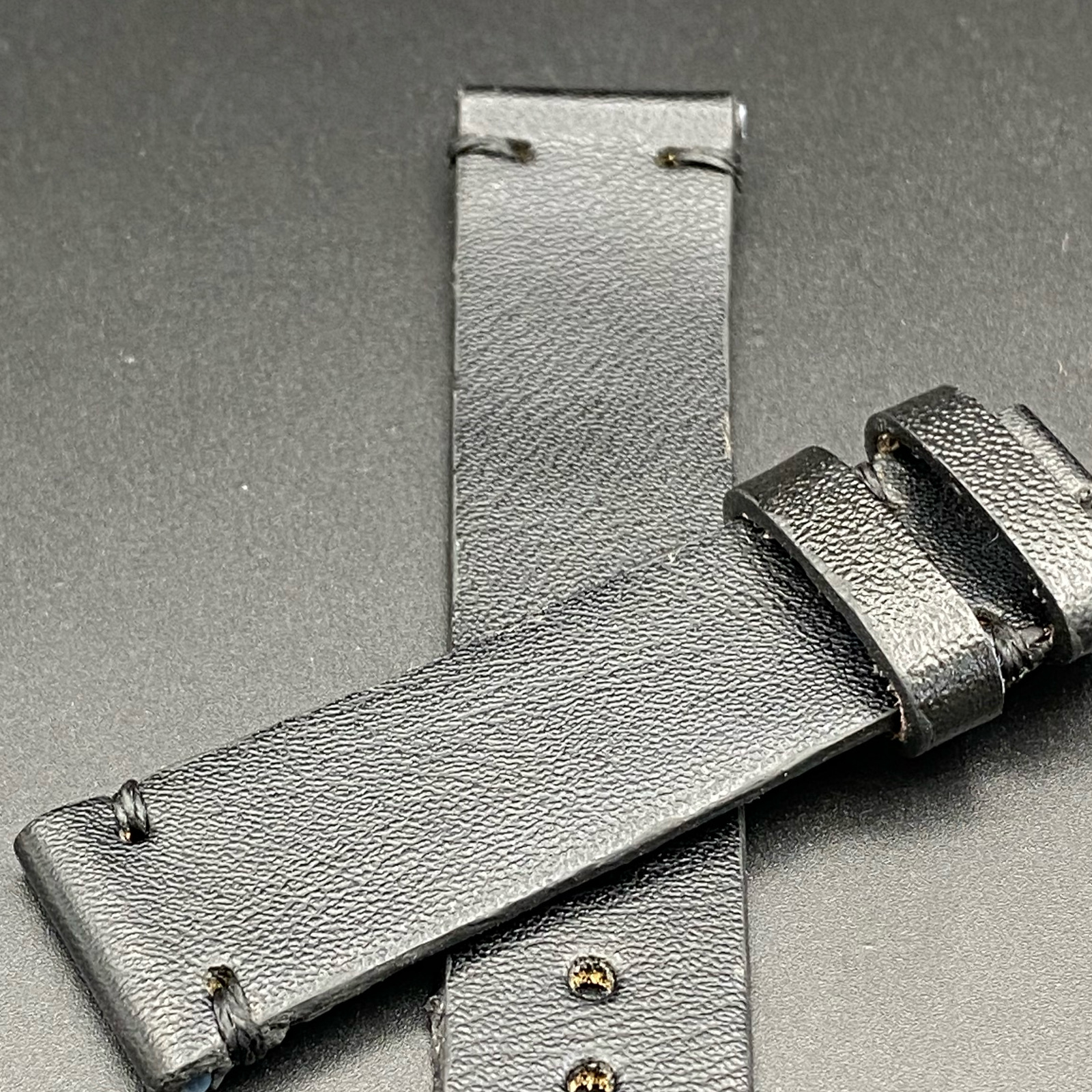 بند ساعت مچی مدل  20MM blucc0 natural Leather