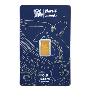 شمش طلا 24 عیار پارسیس مدل prs-0.5