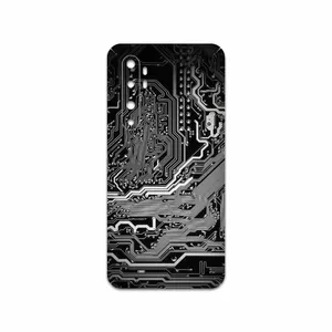 MAHOOT Black Printed Circuit Board Cover Sticker for Xiaomi Mi Note 10 Lite