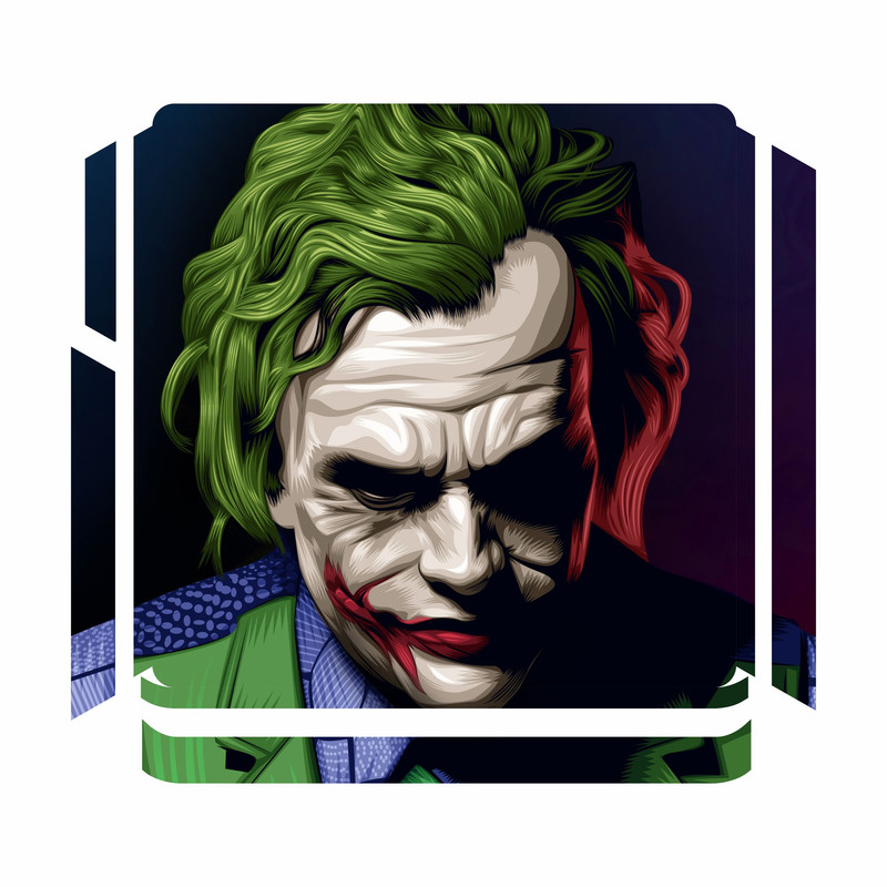برچسب پلی استیشن 4 اسلیم مدل joker