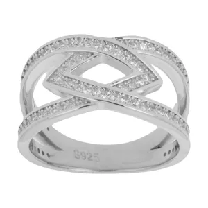 انگشتر نقره زنانه گالری شمرون مدل RNG481S0