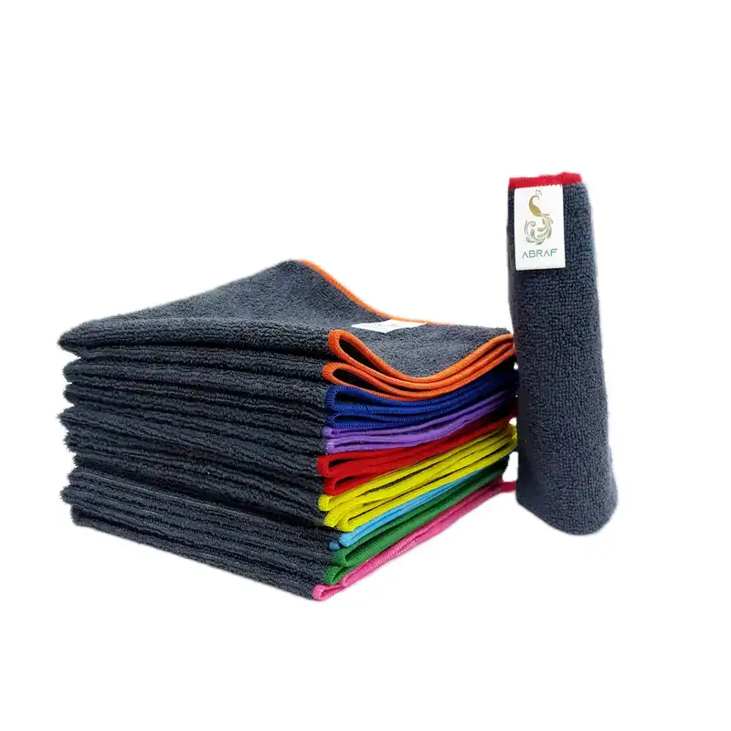 دستمال آشپزخانه ابراف مدل میکروفایبر کد ABT406 بسته 6 عددی