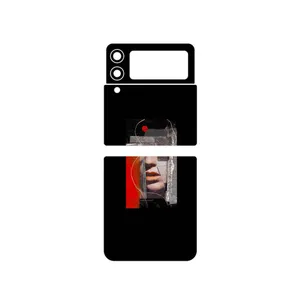 MAHOOT Collage of Mouth Cover Sticker for Samsung Galaxy Z Flip3 5G