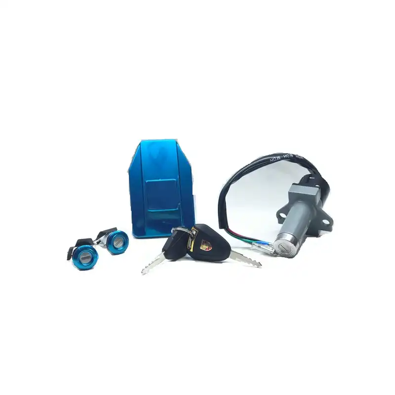 سوییچ و قفل و درب باک موتور سیکلت مدل MDH CGL -125 مناسب برای سی جی ال مجموعه 8 عددی