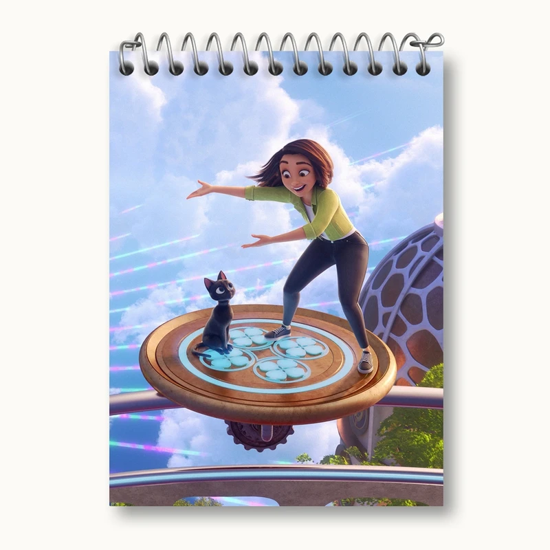 دفتر یادداشت 50 برگ خندالو مدل انیمیشن شانس لاک Luck کد 26036