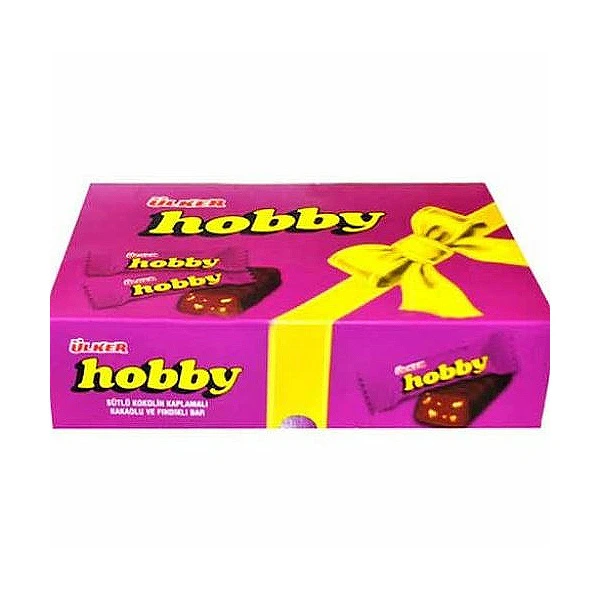 شکلات هوبی با مغز فندق اولکر - 600 گرم بسته 100 عددی