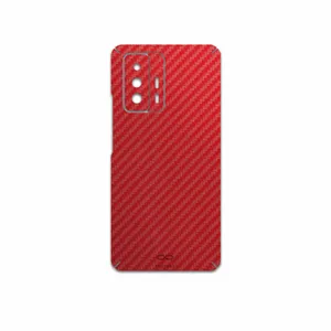 MAHOOT Red-Fiber Cover Sticker for Xiaomi 11T