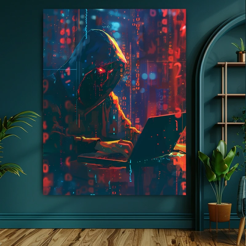 پوستر دیواری طرح هکر کد BK22689