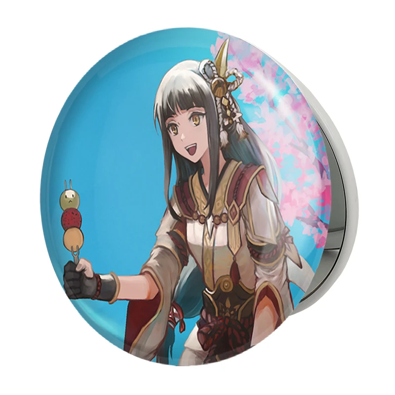 آینه جیبی خندالو طرح بازی شکارچی هیولا (Monster Hunter) مدل تاشو کد 33250