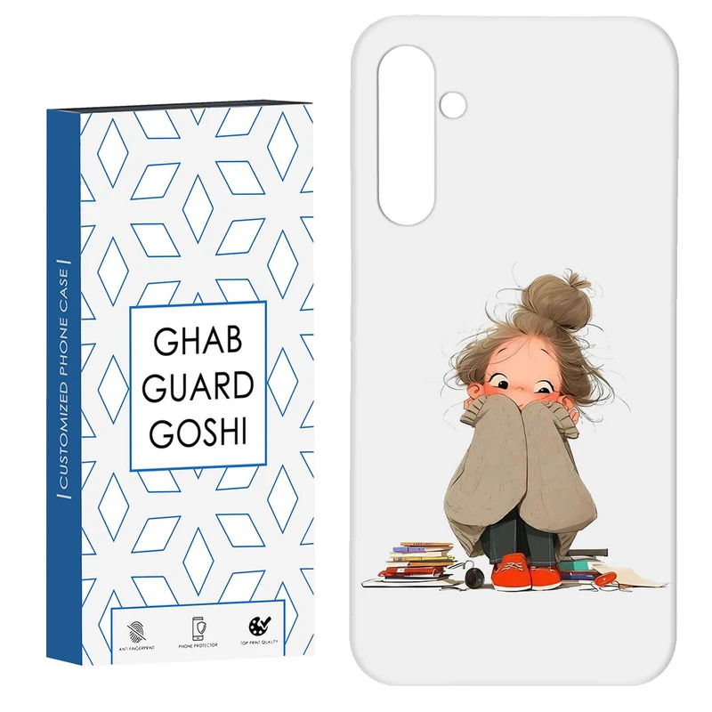 کاور قاب گارد گوشی طرح  دختر ملوس کد Dimo-964 مناسب برای گوشی موبایل سامسونگ Galaxy S23 Fe