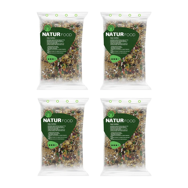 غذای طوطی برزیلی نیچرفود مدل 3 ستاره وزن 1 کیلوگرم بسته 4 عددی