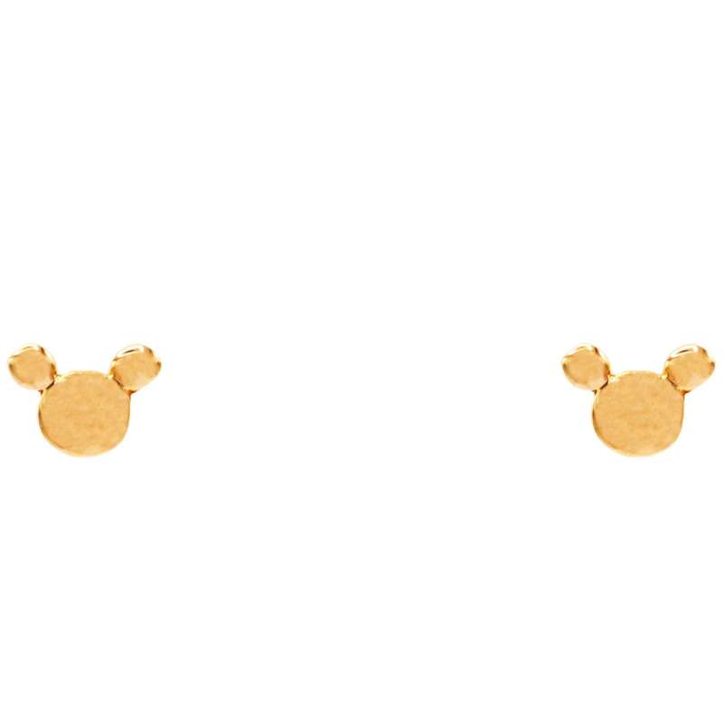 گوشواره طلا 18 عیار دخترانه الی گالری مدل میکی موس نقطه ای گوشواره طلا 18 عیار دخترانه الی گالری مدل میکی موس نقطه ای