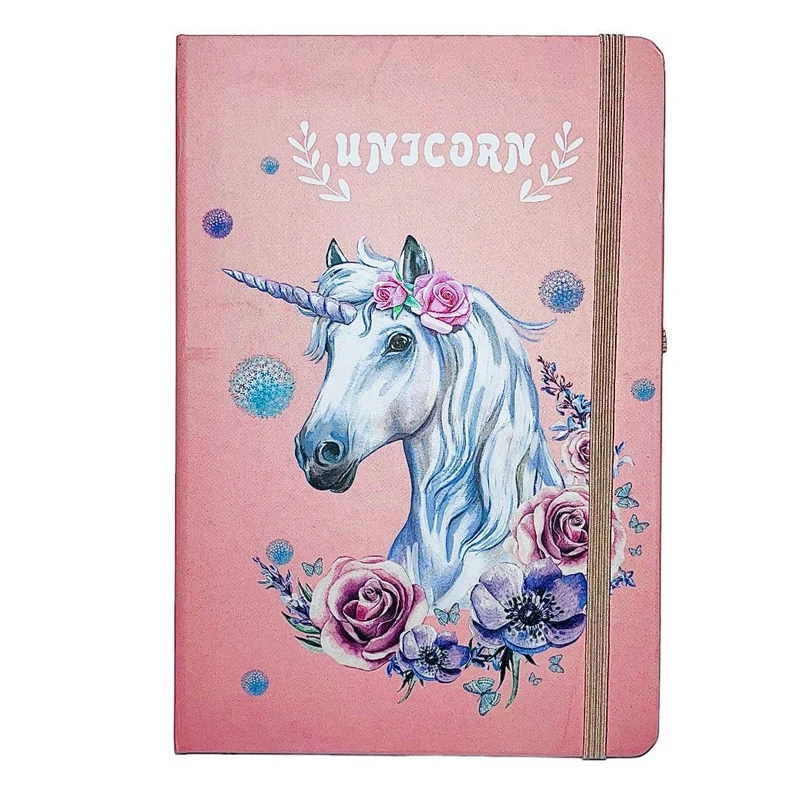 دفتر خاطرات 80 برگ طرح یونیکورن