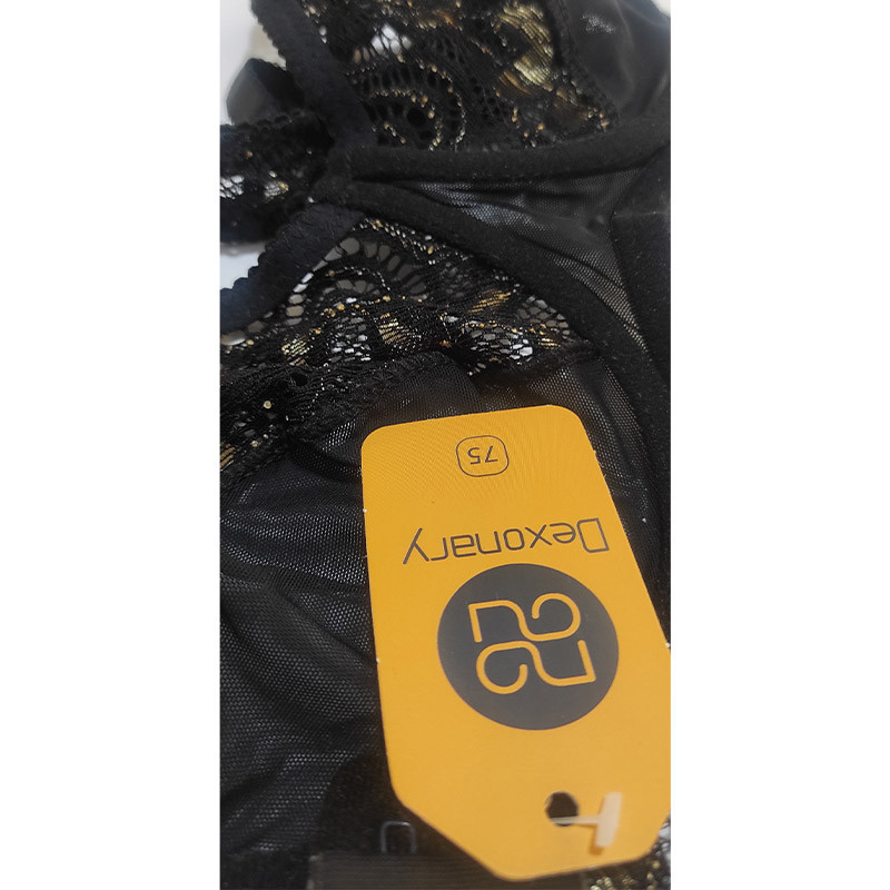 سوتین زنانه دکسونری مدل 340010102 دانتل رنگ مشکی