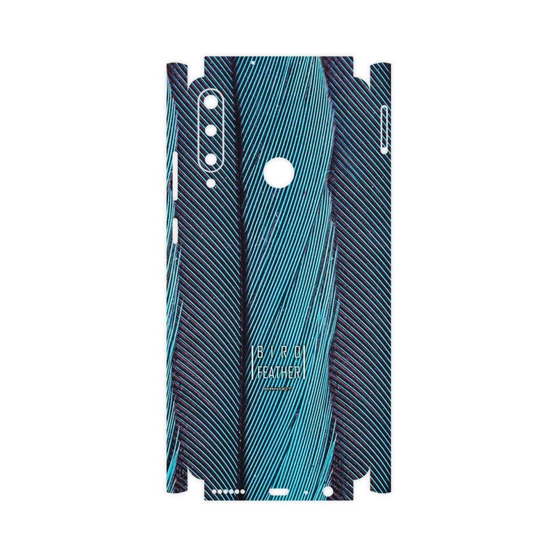 برچسب پوششی ماهوت مدل Turquoise feathers-FullSkin مناسب برای گوشی موبایل هوآوی Y6p