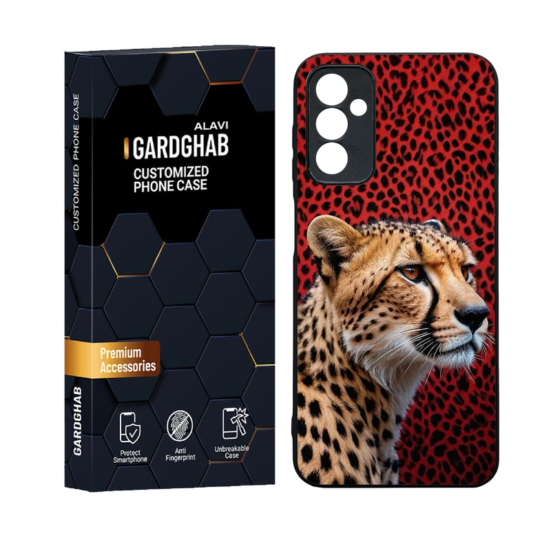 کاور گارد قاب علوی مدل دور ژله ای پشت گلس حیوانات مناسب برای گوشی موبایل سامسونگ Galaxy F13