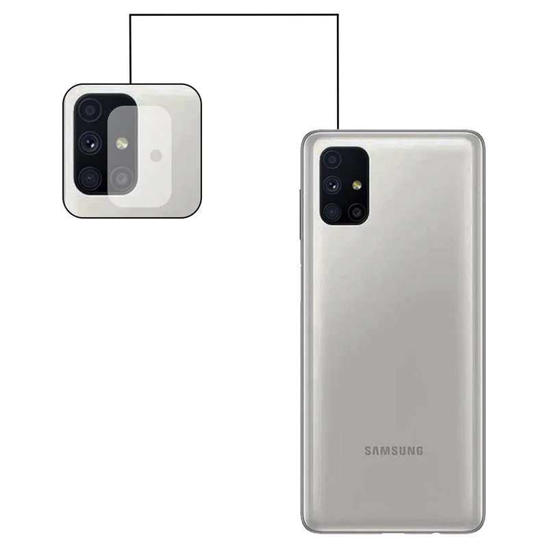 محافظ لنز دوربین بتر مدل B-T مناسب برای گوشی موبایل سامسونگ GALAXY M51