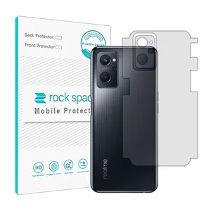 Rock space HyGEL model Transparent phone back protector suitable for Realme 9i mobile phone