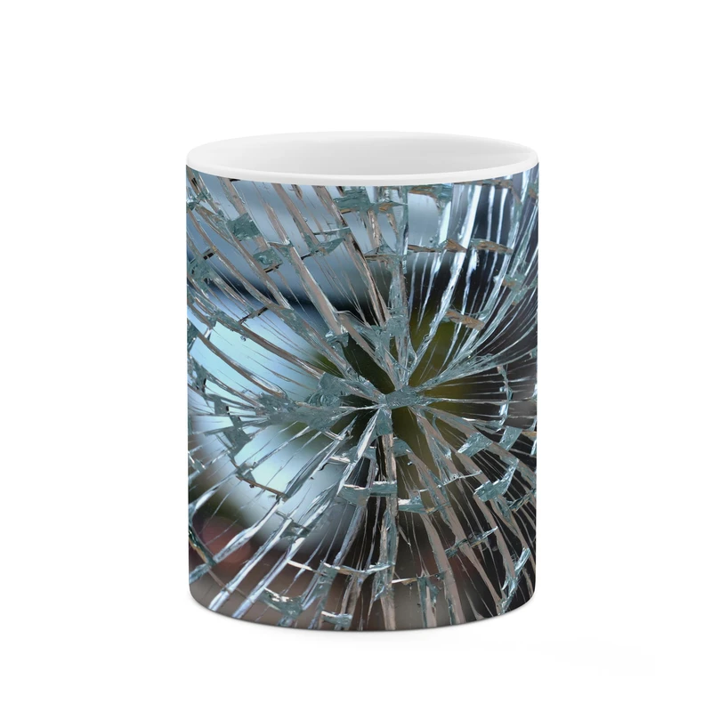 ماگ کاکتی مدل شیشه شکسته کد mgh18037