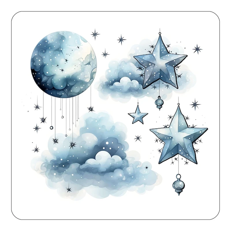 مگنت کاکتی طرح ماه و ستاره مدل mp55176